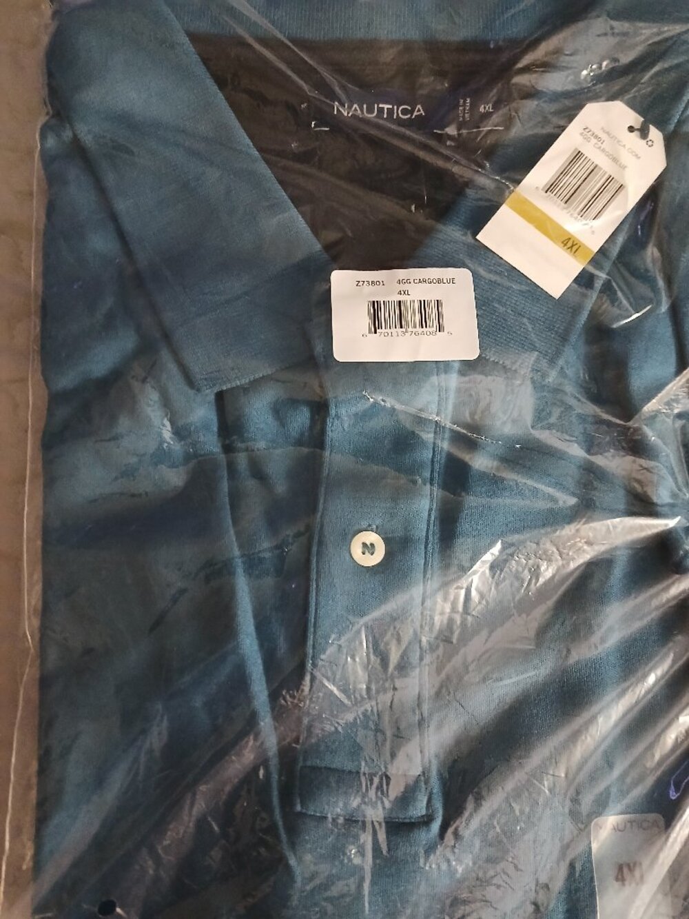 Nautica Classic Fit Deck Polo NWT 4XL - Still in Bag